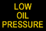 low oil pressure warning light 2, engine repairs