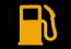 low fuel warning light
