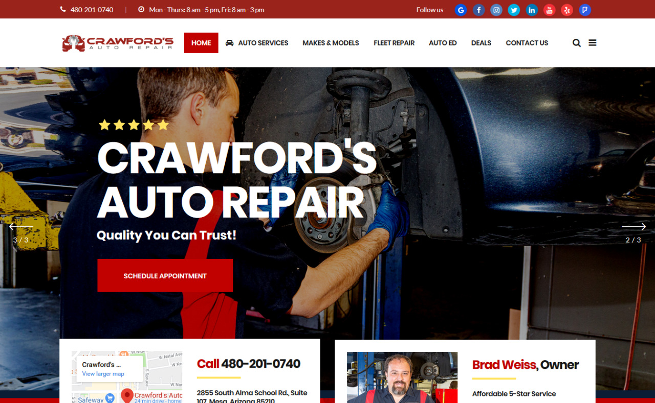 Crawford's Auto Repair, serving Chandler, Gilbert, Sun Lakes, chandler auto repair, gilbert auto repair
